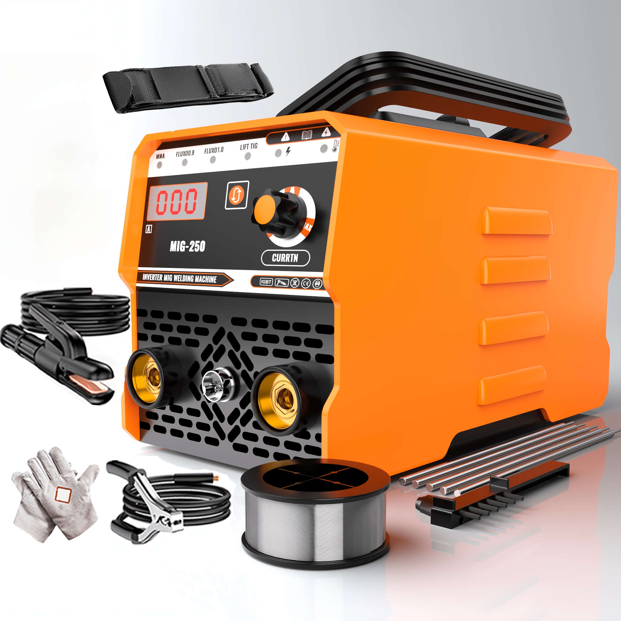 Portable Multi-Functional LED Digital Display Welding Machine, Dual Voltage Adaptive, Suitable for Home Maintenance And Outdoor Construction, Simple And Easy to Operate, Suitable for Beginners, Ideal for Home Indoor And Outdoor Maintenance Weldin - Image 7