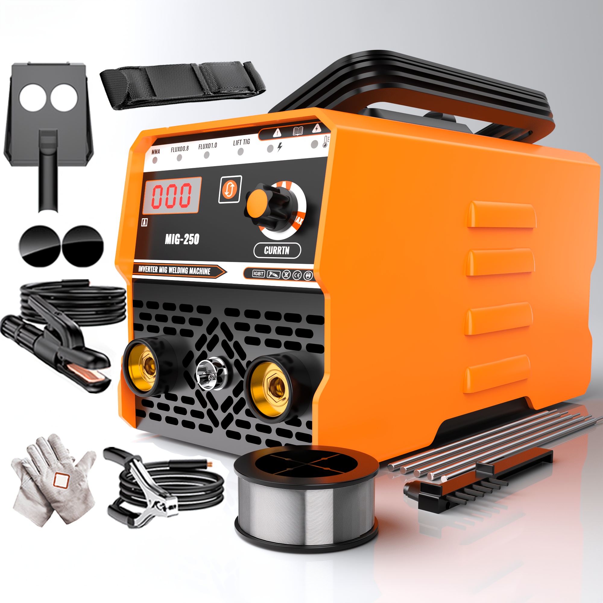 Portable Multi-Functional LED Digital Display Welding Machine, Dual Voltage Adaptive, Suitable for Home Maintenance And Outdoor Construction, Simple And Easy to Operate, Suitable for Beginners, Ideal for Home Indoor And Outdoor Maintenance Weldin - Image 2