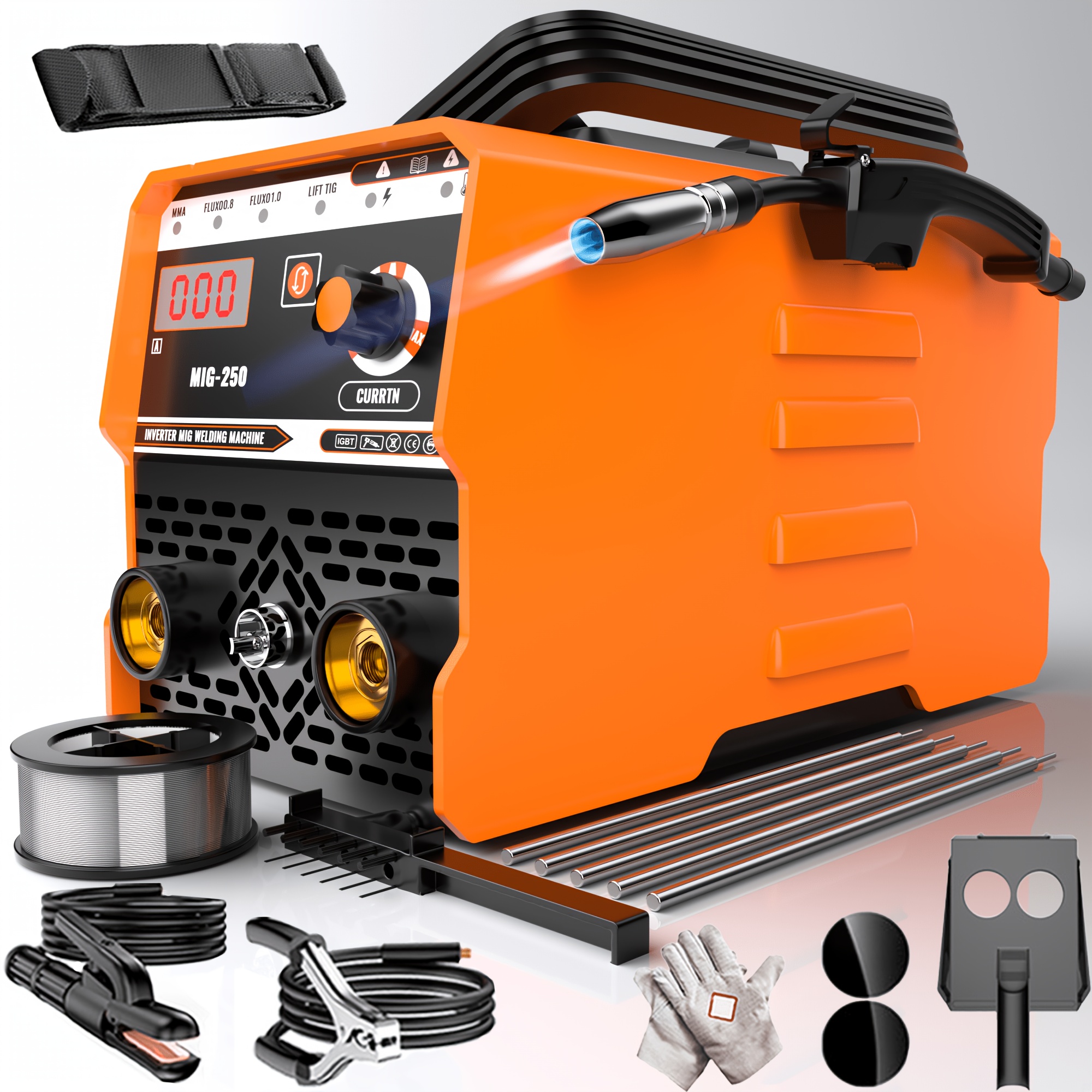 Portable Multi-Functional LED Digital Display Welding Machine, Dual Voltage Adaptive, Suitable for Home Maintenance And Outdoor Construction, Simple And Easy to Operate, Suitable for Beginners, Ideal for Home Indoor And Outdoor Maintenance Weldin - Image 9