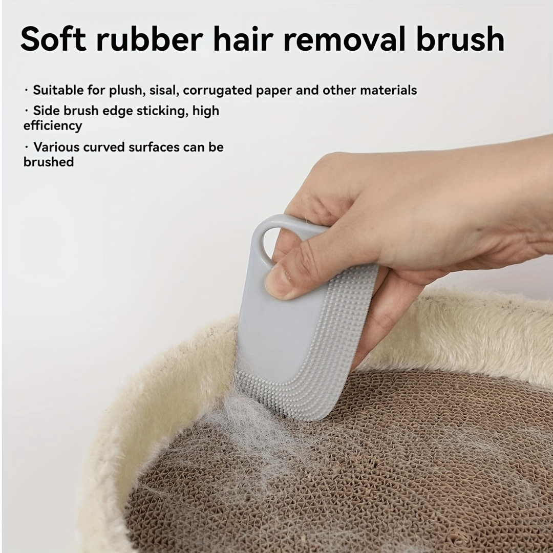 1/2/3/4pcs Brush Cat Hair Cleaner Pet Carpet Sofa De-Shedder for Household Pet Cleaning - Image 8