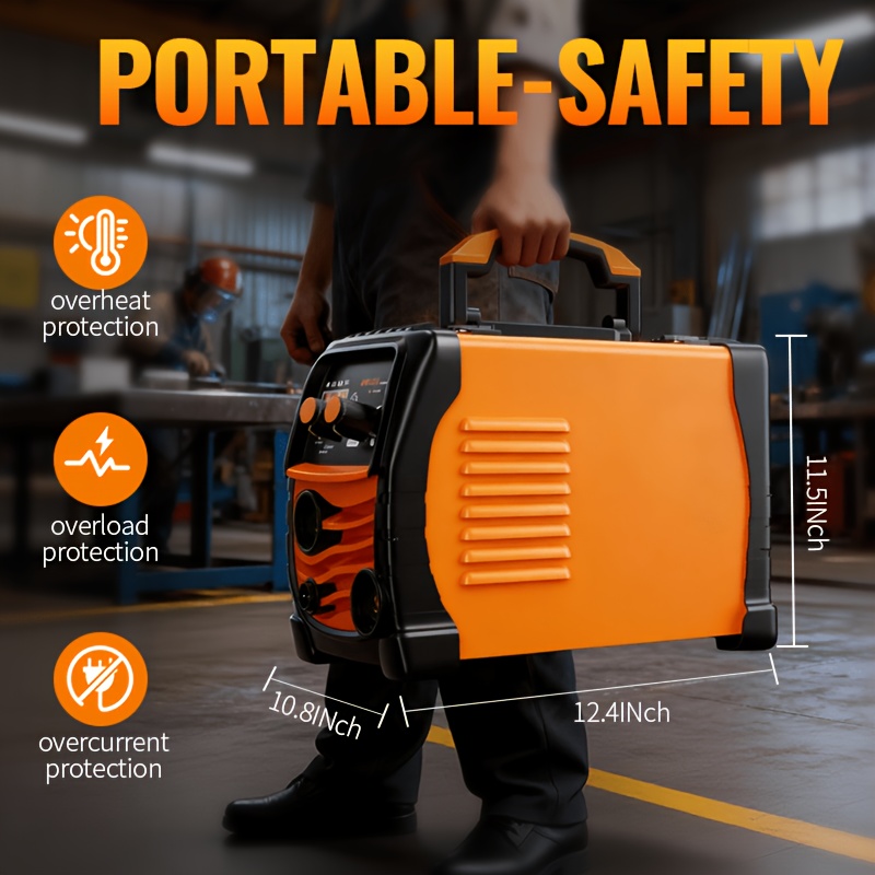 Portable Multi-Functional LED Digital Display Welding Machine, Dual Voltage Adaptive, Suitable for Home Maintenance And Outdoor Construction, Simple And Easy to Operate, Suitable for Beginners, Ideal for Home Indoor And Outdoor Maintenance Weldin - Image 10