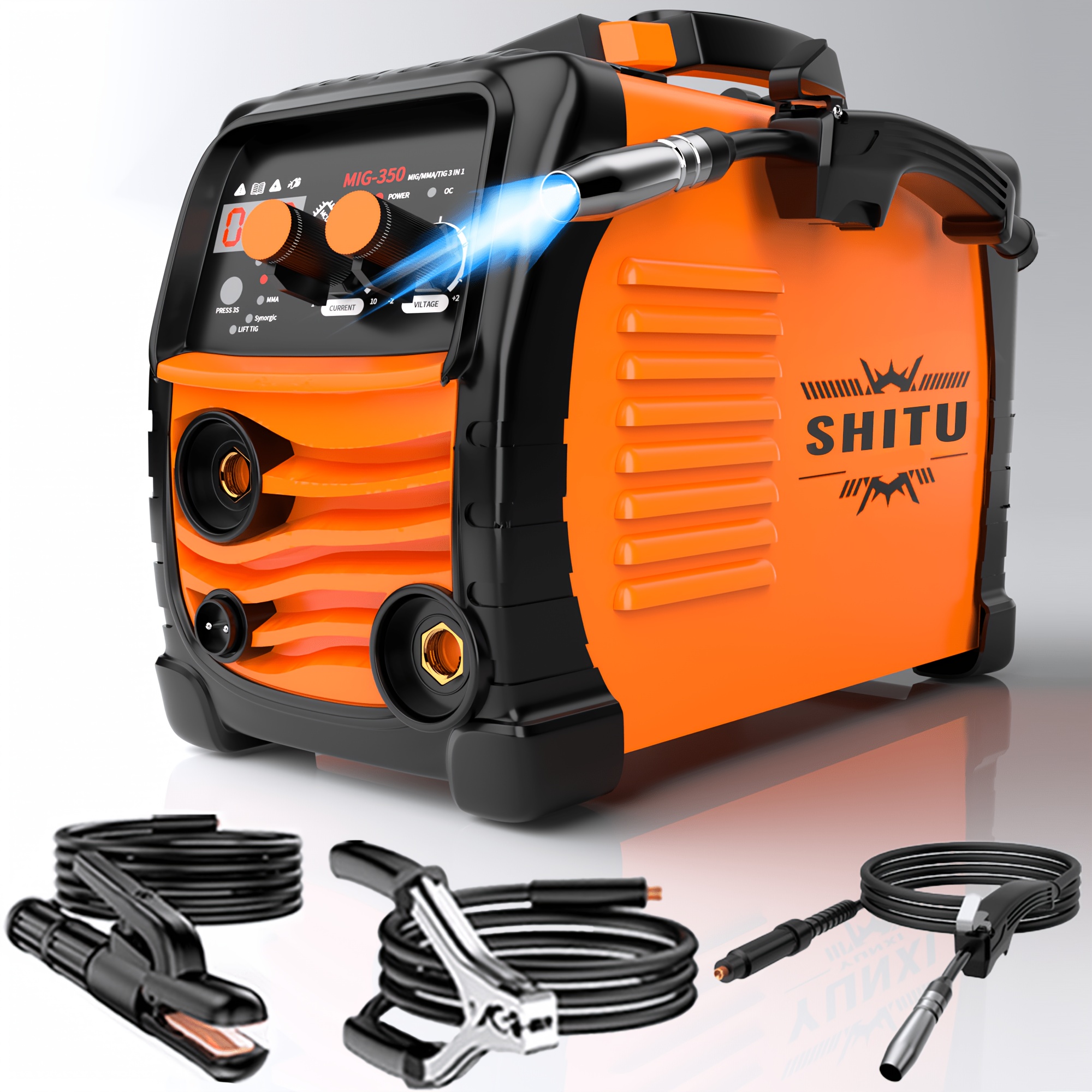 Portable Multi-Functional LED Digital Display Welding Machine, Dual Voltage Adaptive, Suitable for Home Maintenance And Outdoor Construction, Simple And Easy to Operate, Suitable for Beginners, Ideal for Home Indoor And Outdoor Maintenance Weldin - Image 5
